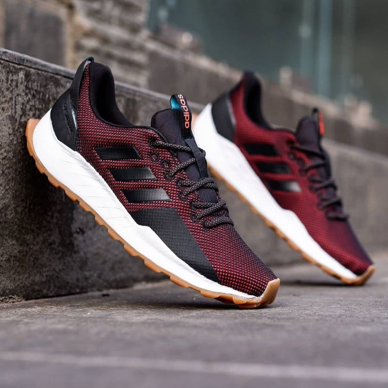 ADIDAS QUESTAR TRAIL MAROON SOLE GUM