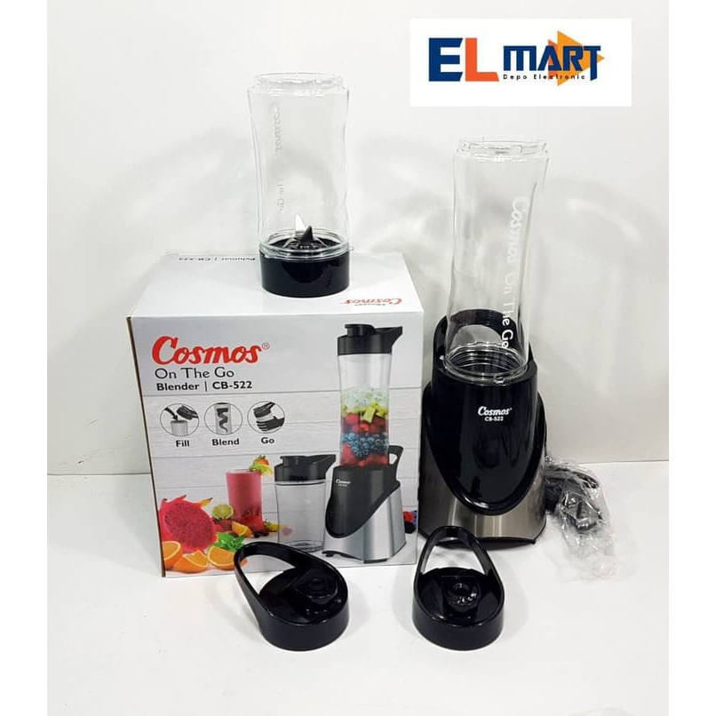 Blender Botol Juice Plastik COSMOS On The go  SPort  CB522 - CB 522 Original