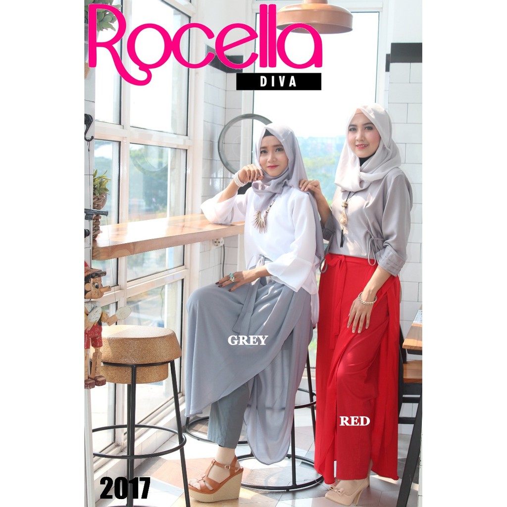 Rok Celana Muslimah | Rocella Diva | Rok Muslimah | Celana Muslimah