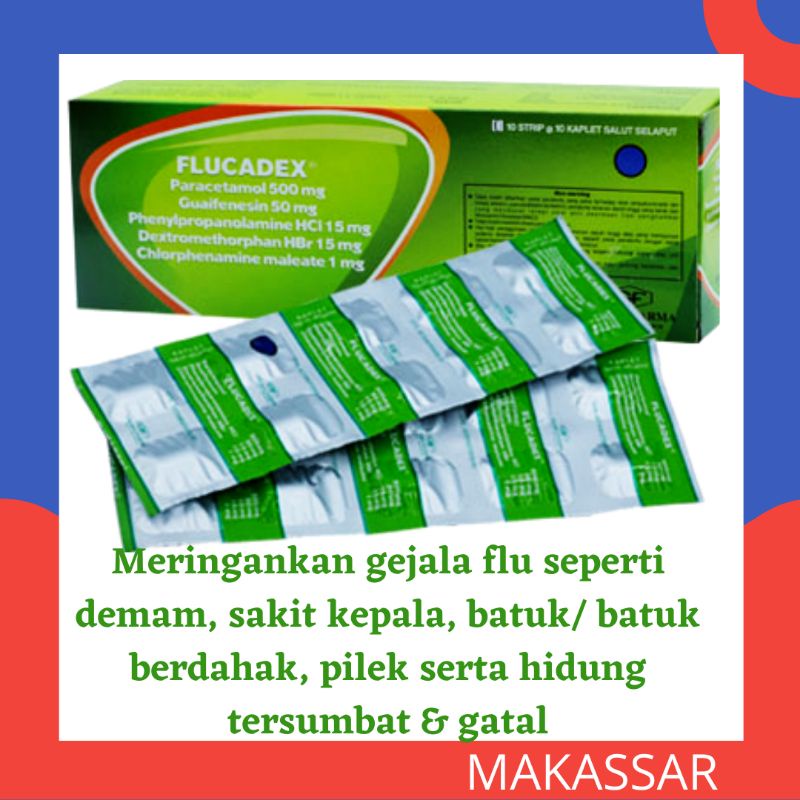 FLUCADEX OBAT FLU &amp; BATUK PER STRIP