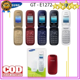 Jual SAMSUNG FLIP DUOS CARAMEL COD GT E1272 DUAL SIM HP LIPAT MURAH