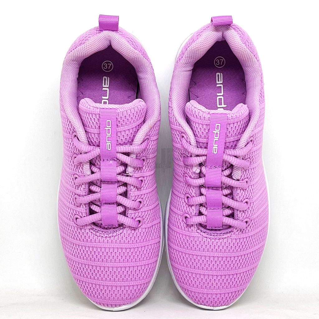 FIURI - ANDO ORIGINAL - SAGA 33-40 LILAC - SEPATU SNEAKERS SPORT KANVAS SOL KARET ANAK PEREMPUAN - SEPATU KETS FASHION TRENDY WANITA DEWASA - SEPATU OLAHRAGA LARI FITNES SENAM KERJA KULIAH BERTALI CEWEK MURAH PROMO DISKON BONUS KAOS KAKI