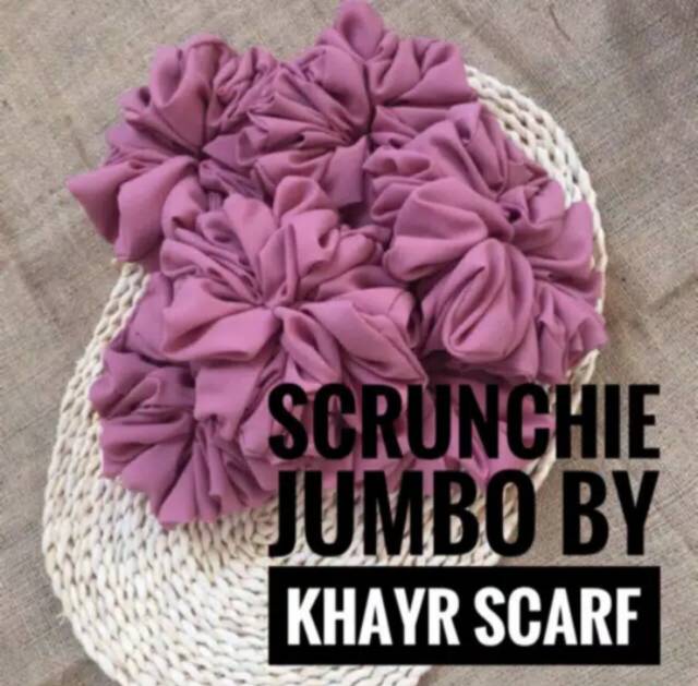 SCRUNCHIE HIJAB IKAT RAMBUT CEPOL