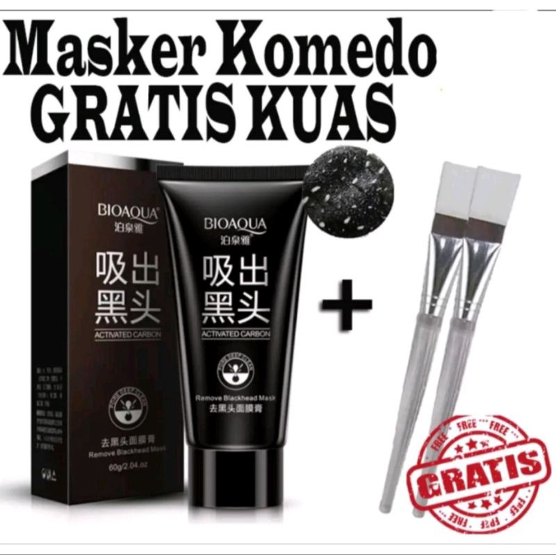 masker komedo ampuh+kuas