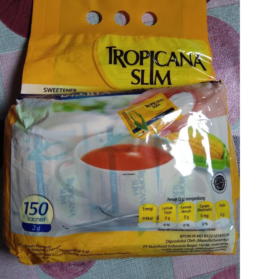 

Terlaris TROPICANA SLIM DIABTX 150 SACHET / GULA KHUSUS DIABETES ,,
