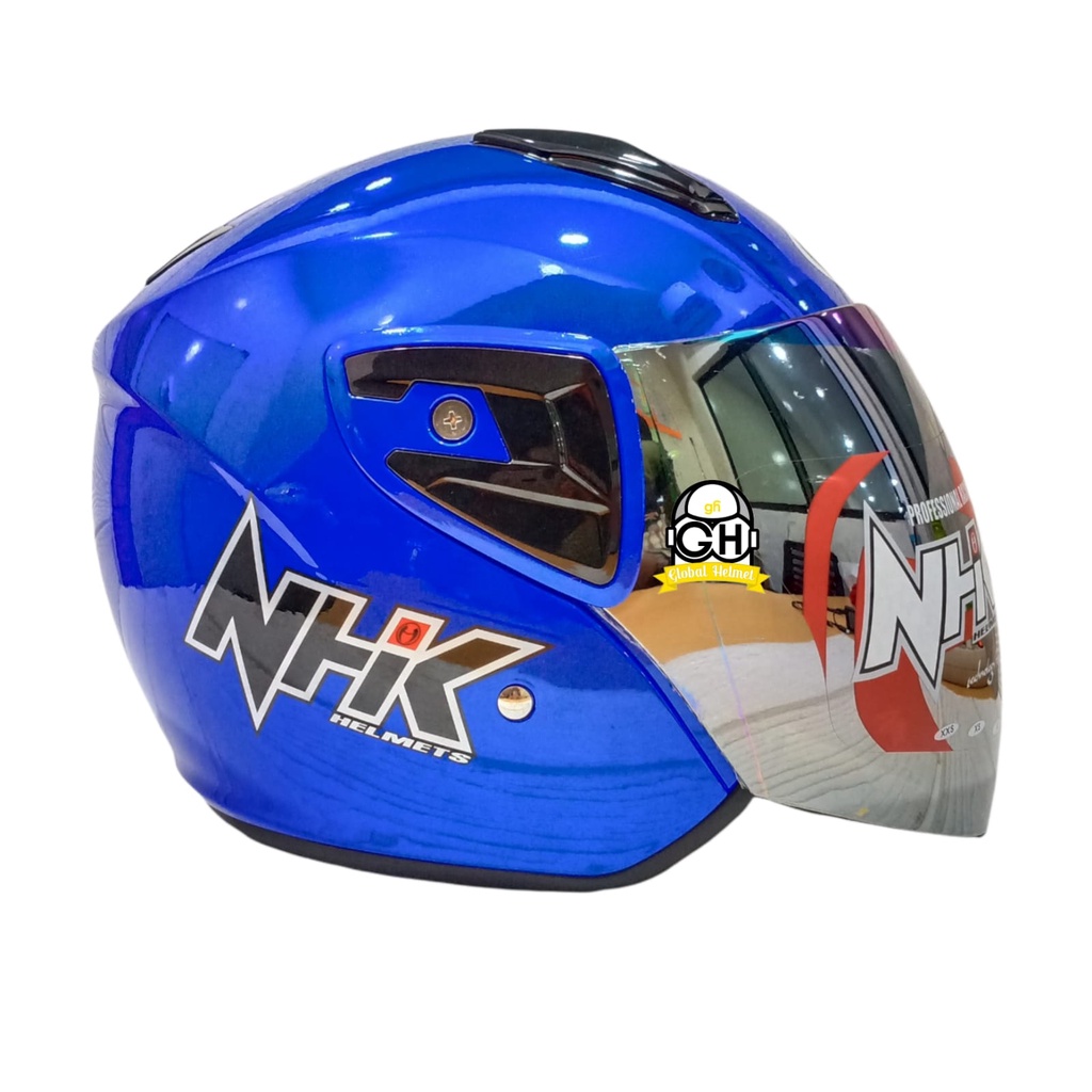 NHK R7 SR SOLID BLUE AQSO HALF FACE TERBARU KYOTO GALAXY