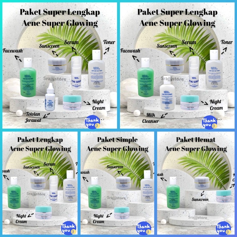 Paket Acne Super Glowing (Acne Step 3) Primaderma Banjarmasin