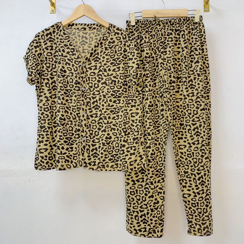 PIYAMA VNECK / PIYAMA KANCING HITS PIYAMA KANCING BUSUI / PIYAMA RAYON / HOMEWEAR-NC 20