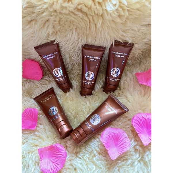 set of 5 Shanghai Tang Mandarin Tea Lotion 35ml