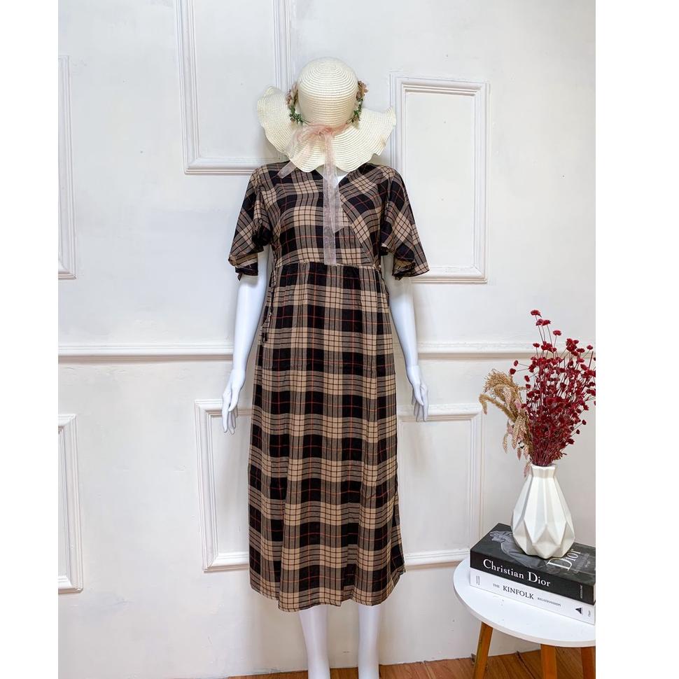 OMN.14Ap22ᴬ– VIRAL MOTIF VANESSA ANGEL DASTER KIMONO LONGDRESS KIMONO BUSUI | KIMONO PANJANG BUSUI |