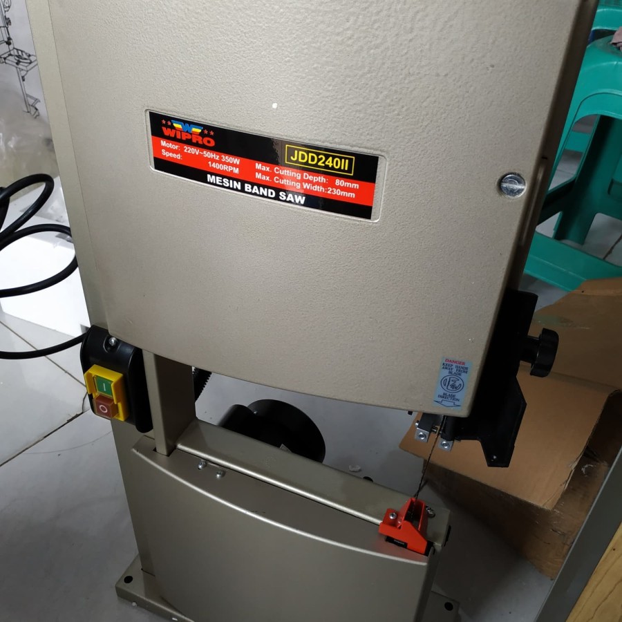 Wipro JDD240 Bandsaw 9" gergaji kayu band saw JDD 240 gergaji pita
