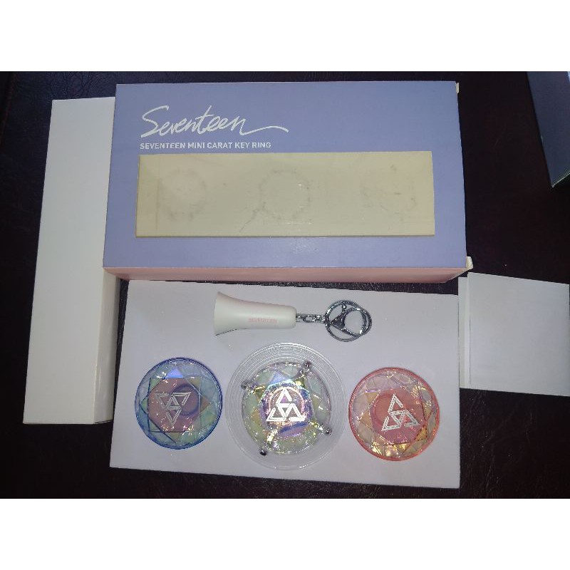 Seventeen lightstick keyring seventeen mini carat keyring set Caratbong Carat bong keyring seventeen
