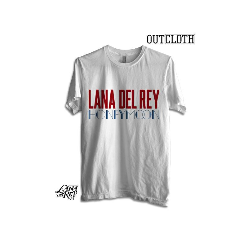 Ripoff Tee Kaos Band Vintage Lana Del Rey - Kaos Musik Lana Del Rey Honeymoon
