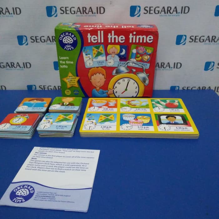 Board Game - Tell the Time by Orchard Toys