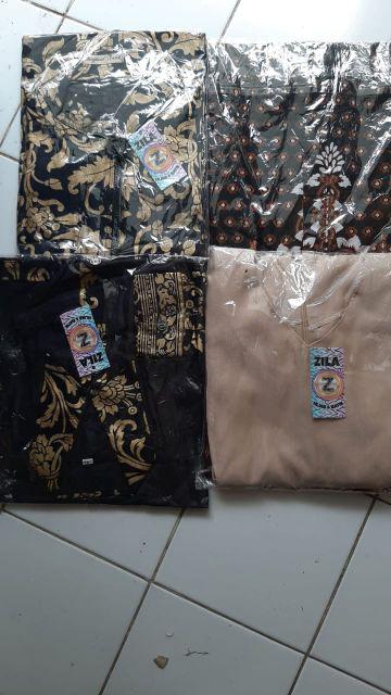 Batik Bella Paya Couple Batik Ipnu - Ippnu Bahan Katun Saten Halus Tebel Kualitas