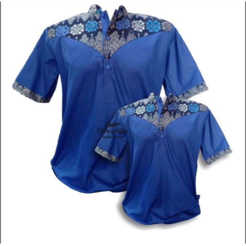 KOKO COUPLE AYAH DAN ANAK WARNA BIRU - KOBASHA SERIES