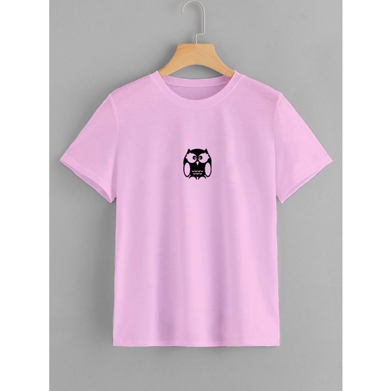 YOURSTYLE1119 - KAOS CUTE OWL LEBARAN KEKINIAN TERLARIS KEREN UNISEX OVERSIZE