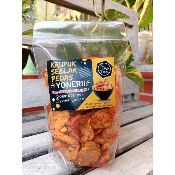 

krupuk seblak pedas 200 gram