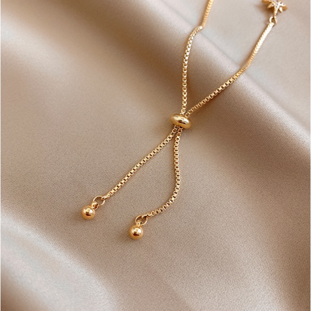 Perhiasan Gelang Wanita Bentuk Bintang Delapan Titik Untuk Natal-3