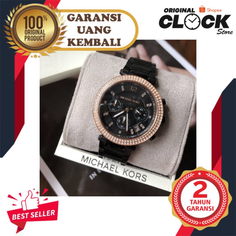 JAM TANGAN PRIA WANITA | RANTAI | KULIT | KARET | MURAH | - Wanita M1CHA3L K0RS mk-5885 Original