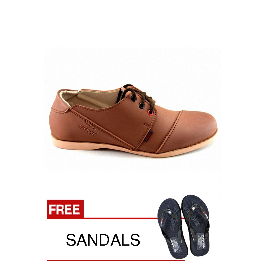 

Redknot - Sneakers 318 Tan + Bonus Sandal Senilai Rp.25.000,00