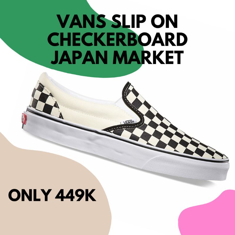 Vans Slip on Checkerboard Japan market V98CL+