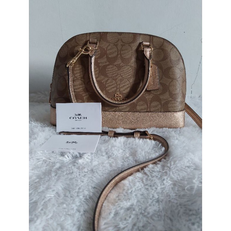 Tas Coach Original - Mini Sierra Satchel Rosegold