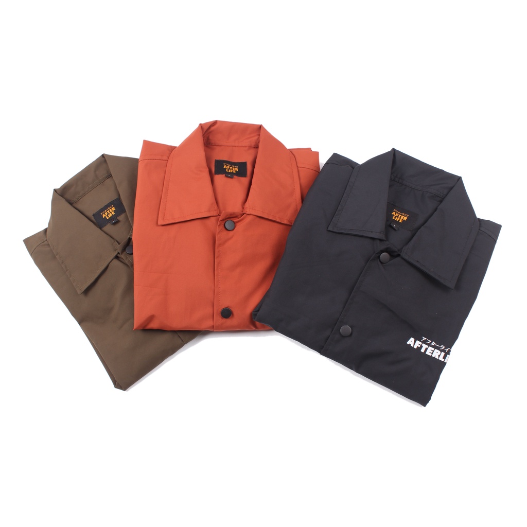 AFTERLIFE - Coach Jacket Temp Dusty Orange