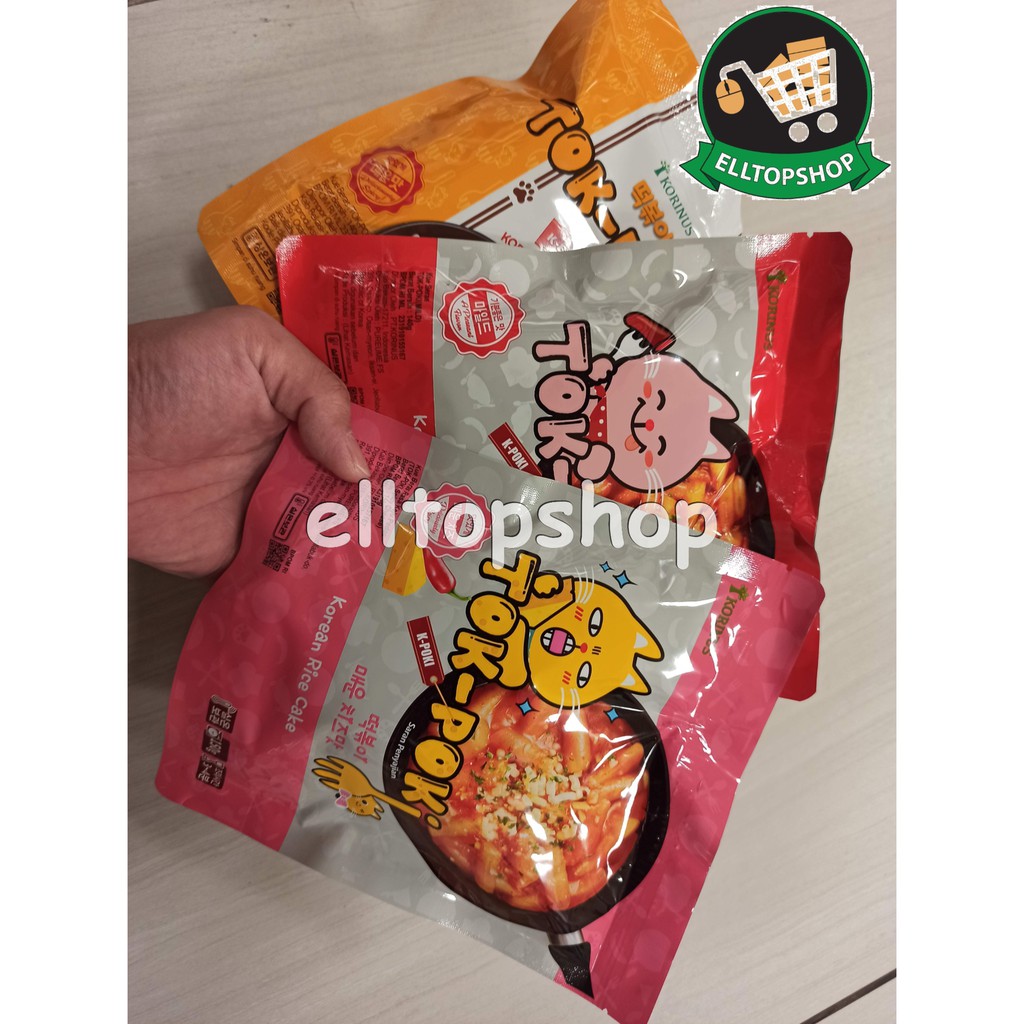 

TOKPOKI TTEOKBOKKI RICE CAKE KUE BERAS KORINUS K BUNSIK TOK POKI SAUCE TOK-POKI