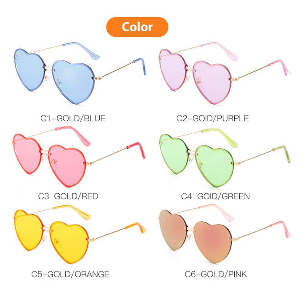 SUYO Heart Sunglasses Kacamata Fashion Cosplay Love Heart