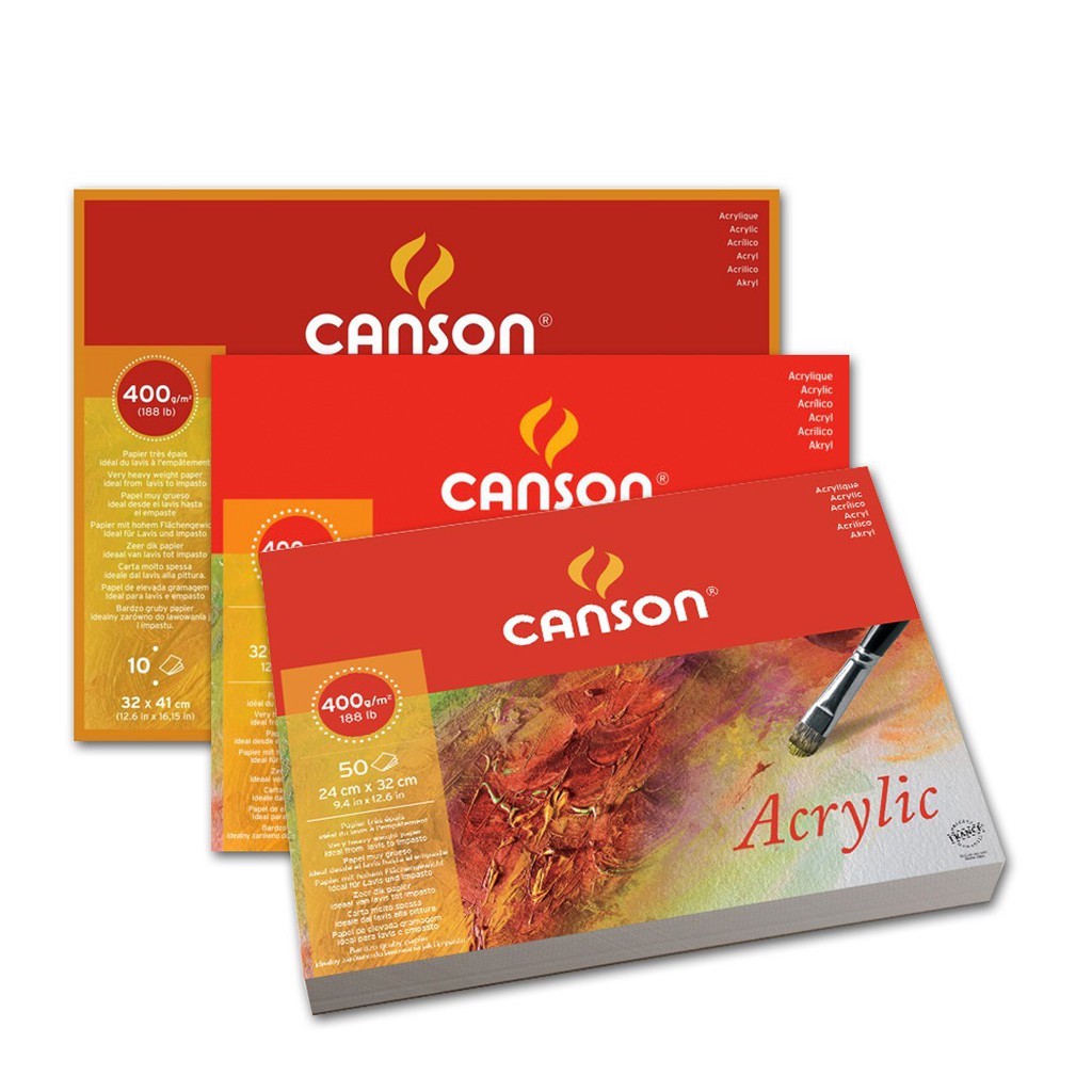 

Canson Acrylic Paper Pad 400gsm