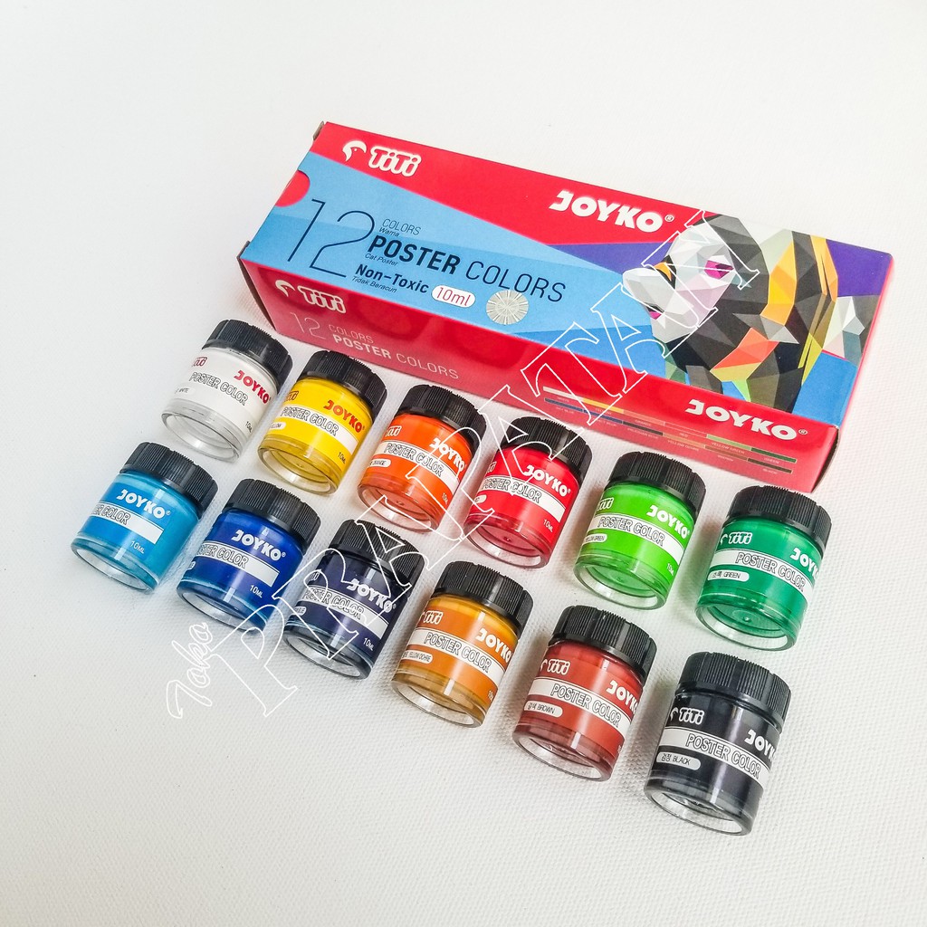 

Joyko Poster Color Set 12x10ml Cat Poster Set