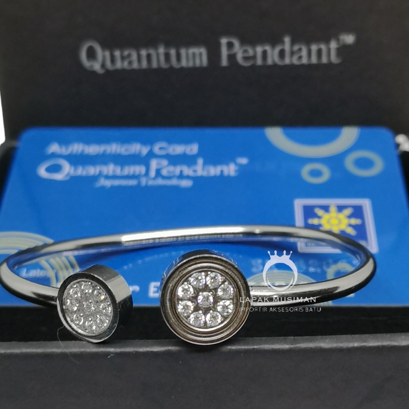 [Bayar di Tempat] Gelang Kesehatan Pria Wanita Energi Ion Negatif Gelang Kesehatan LM 02