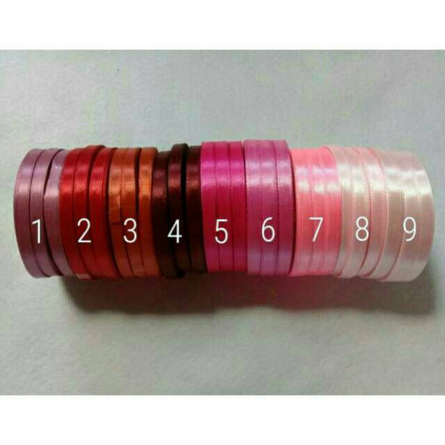 

Pita Satin 1/4 inch (0.6cm) Per Roll