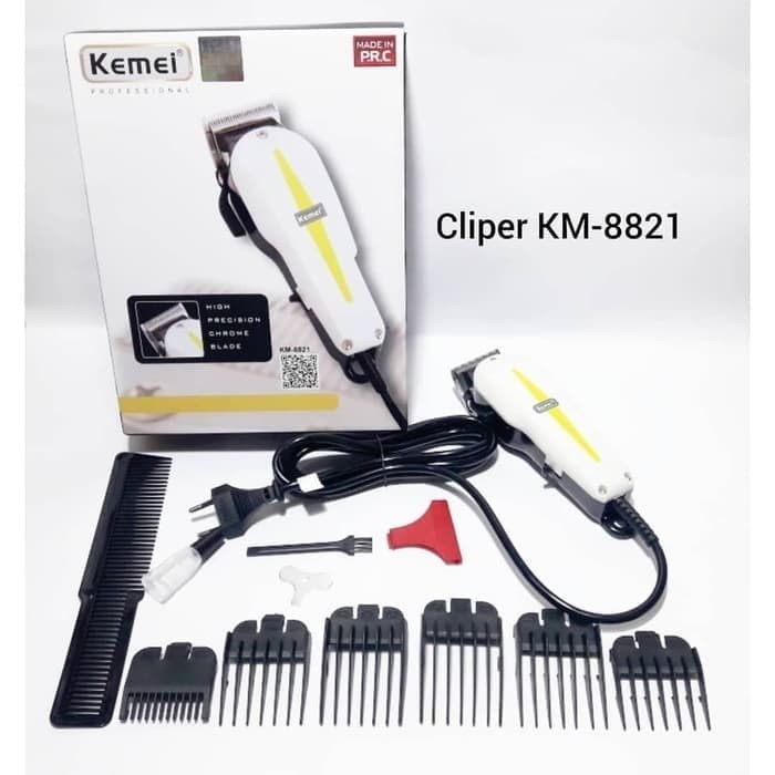 COD MESIN CUKUR RAMBUT HAIR CLIPPER PROFESSIONAL KEMEI KM-8821 / ALAT CUKUR RAMBUT KEMEI KM-8821 / CUKURAN RAMBUT KEMEI KM-8821