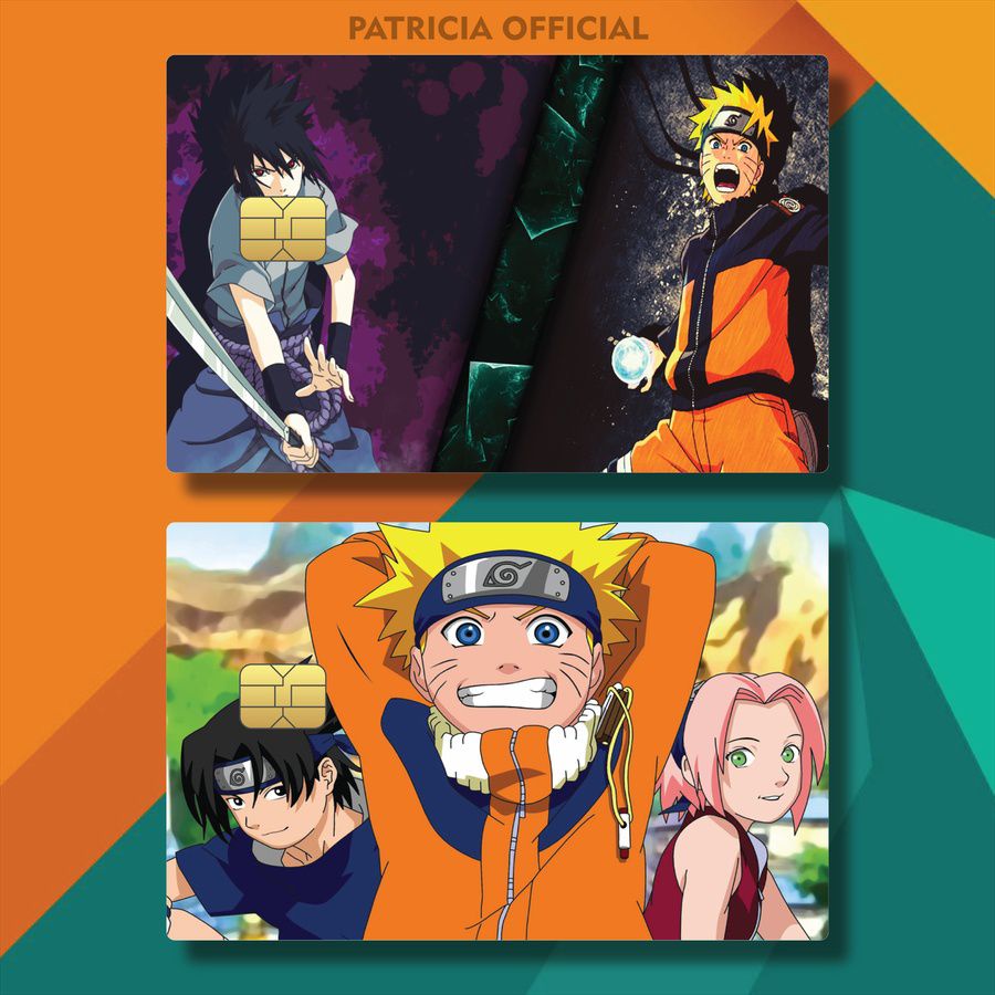 21-28 STIKER CARD CUSTOM ANIME BORUTO BQQJ9/SMEWJ/ CASING FLAZZ ANIME MATA SHARINGAN SASUKE / STIKER