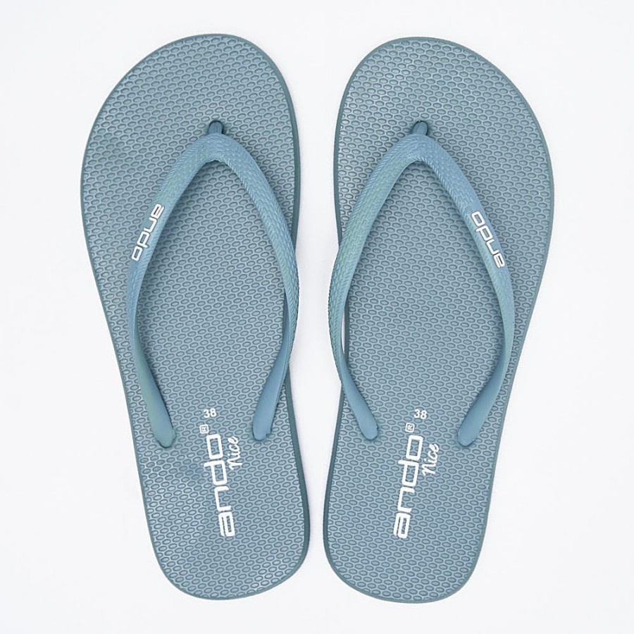 Sandal Jepit / Sendal Pantai Ando Nice Like in Cameo Blue