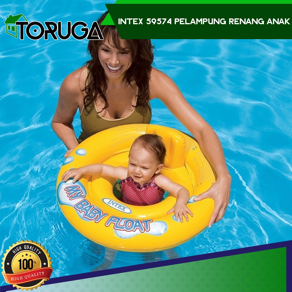 Pelampung Ban Renang INTEX Anak Bayi Swimming Berenang - My Baby Float 59574