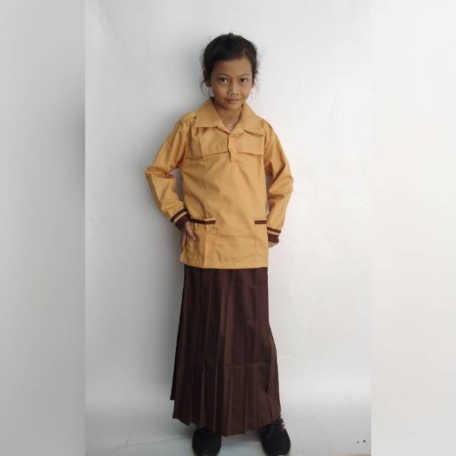 Seragam Pramuka Panjang SD kelas 1-6/ Baju Sekolah/ Seragam Sekolah/ Seragam SD