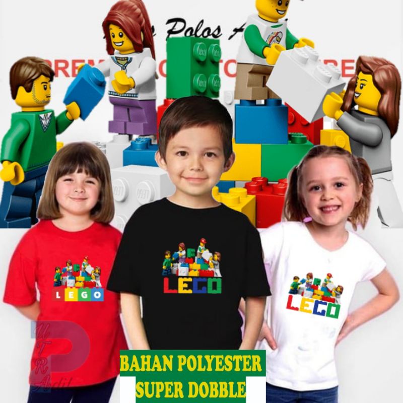 kaos Anak Baju Anak/Kaos Sablon/Lego/Kaos distro Kaos Anak laki laki Kaos Anak Perempuan