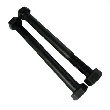 BAUT MUR HITAM BAJA PANJANG 12MM 25CM BAUT BAJA HITAM 1/2 KUNCI  TMS