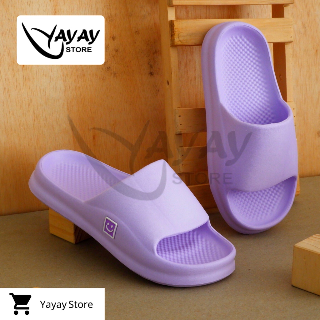 Sandal Slop Wanita full EVA / Sendal Karet Wanita / Sendal Slide Wanita Anti Slip Lentur dan empuk