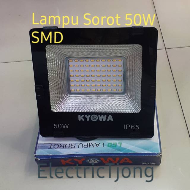 Lampu Sorot LED 50 watt SMD (Cahaya Kuning) / Lampu Tembak 50W