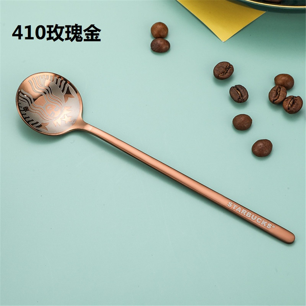 Starbucks Stainless Steel Goddess Dessert Spoon Coffee Stirring Spoon Mug Spoon Metal Spoon