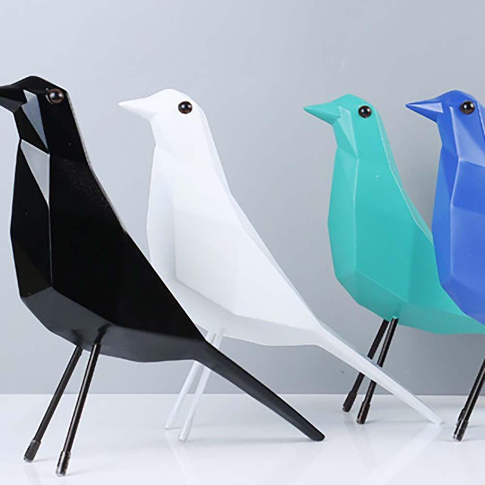 [Elegan] Patung Burung Indah Gaya Nordic Patung Burung Miniatur Hadiah Peace Pigeon Dekorasi Desktop Rumah