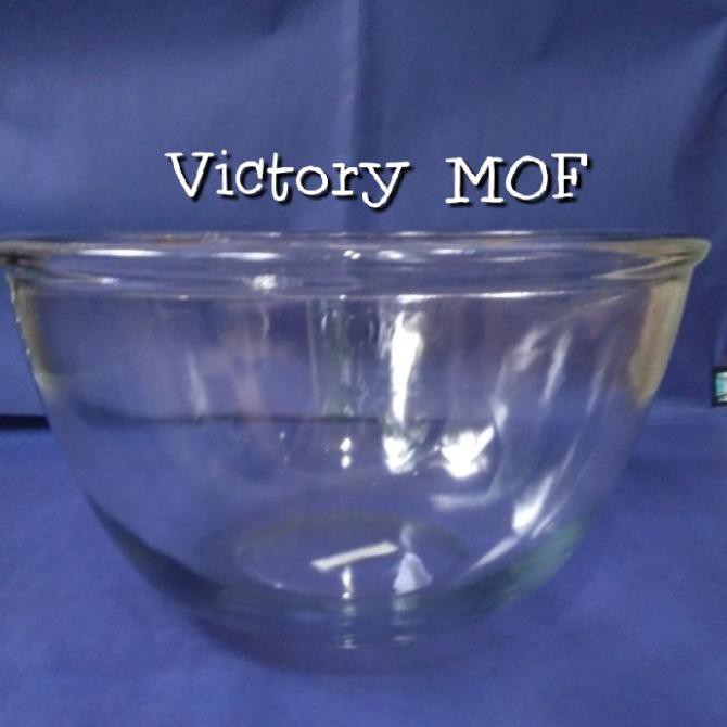 Buruan Serbu] Kedaung Mangkok Kaca Tebal Ukuran Super Besar / Mixing Bowl Bib-11B