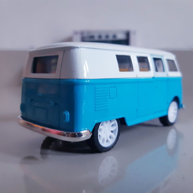 Diecast Mobil VW Comb1 Alloy - Mainan Miniatur Volkswagen Car Klasik