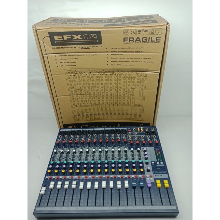 Mixer Soundcraft EFX 12 / EFX12 / EFX-12 ( 12 channel )