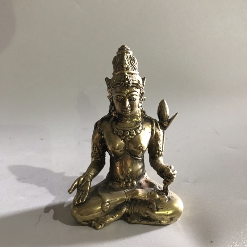 Patung Dewi Tara Gold