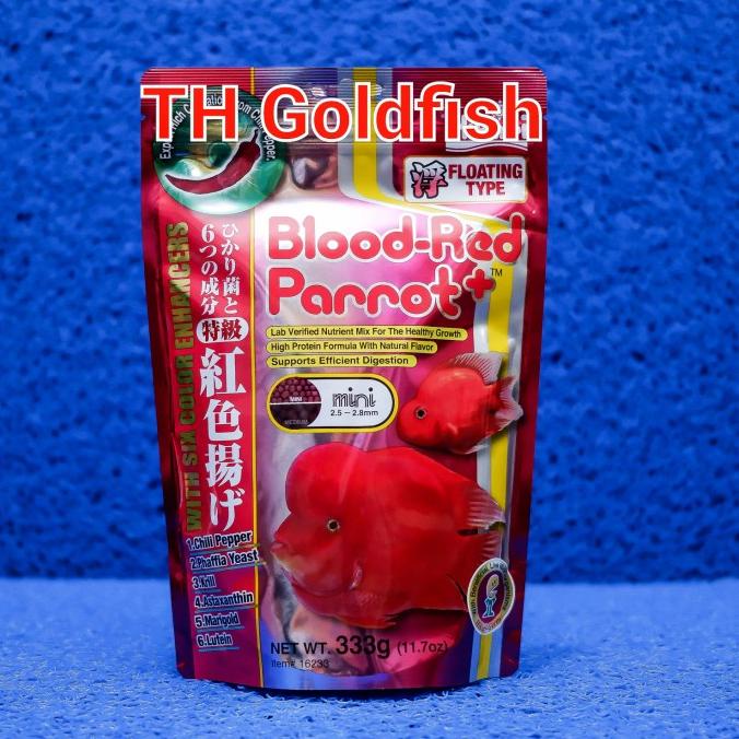Hikari Blood Red Parrot 333 gr size Pelet Mini / Pakan Ikan Parrot